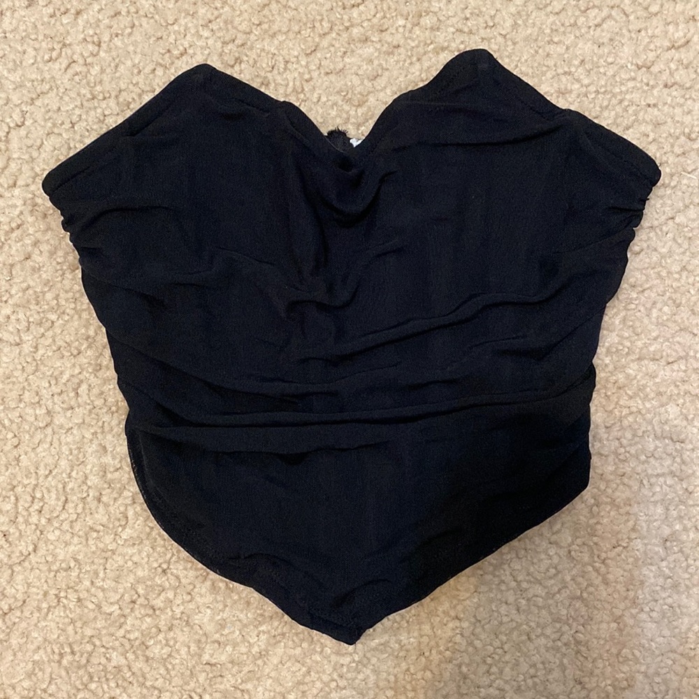 Ruched Bandanna Tube Top